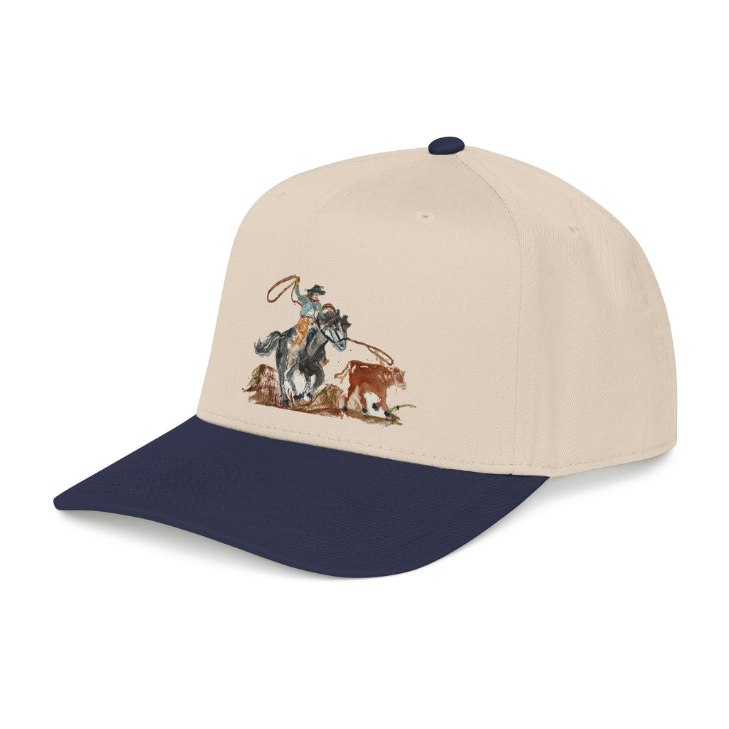 Roper watercolor baseball cap by Paula Emry-burtt