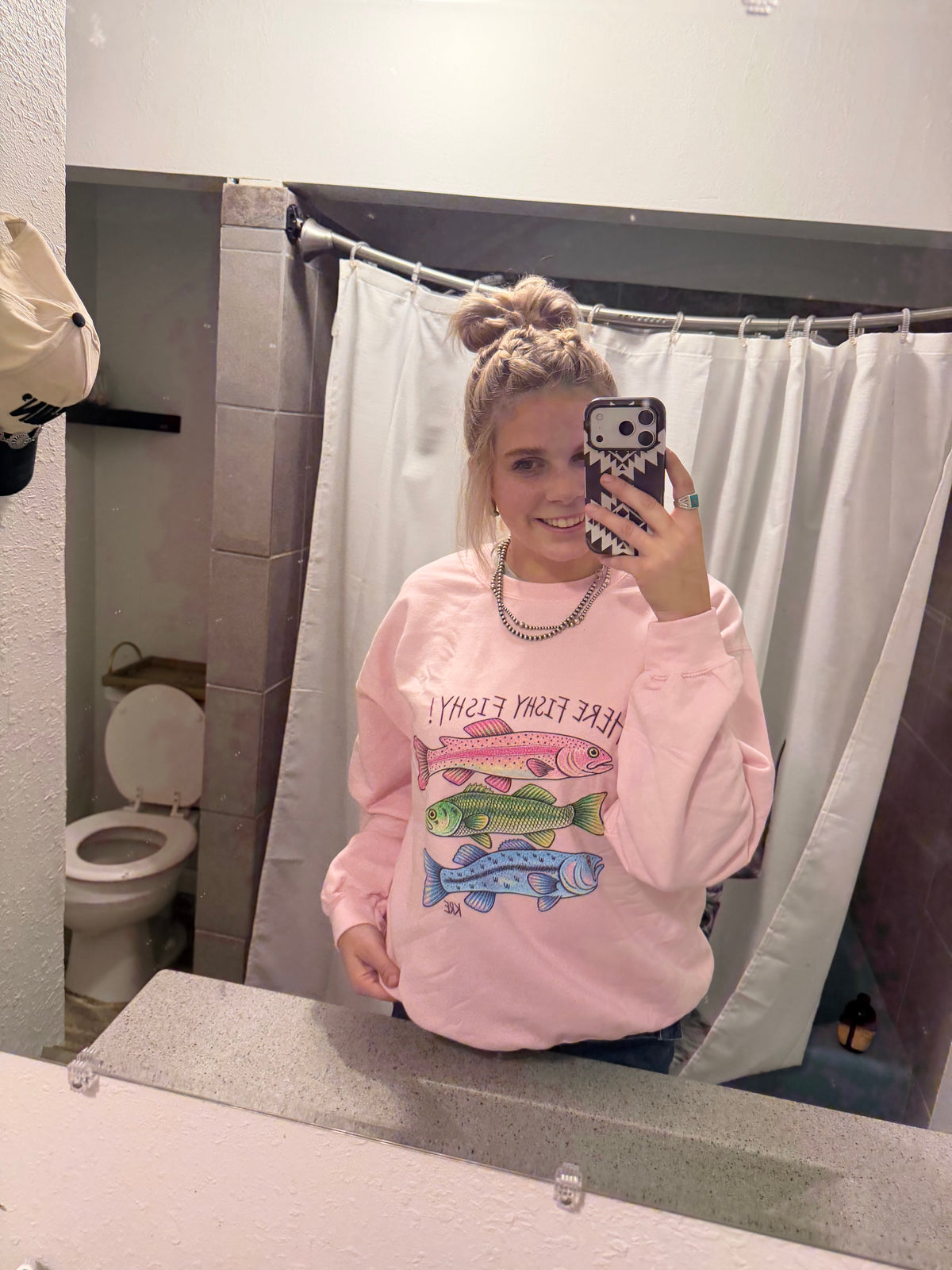 Here fishy fishy sweatshirt