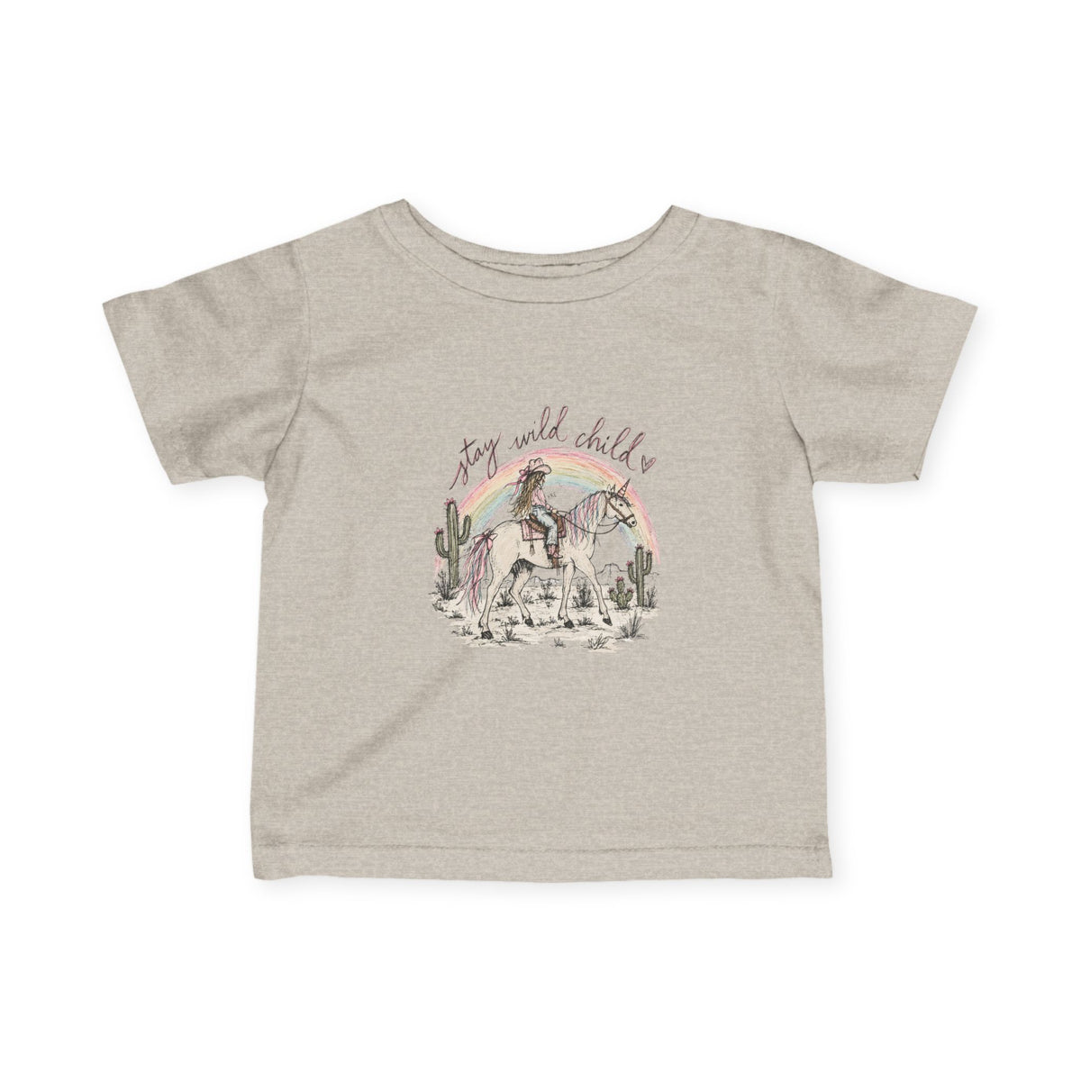 stay wild child infant tee