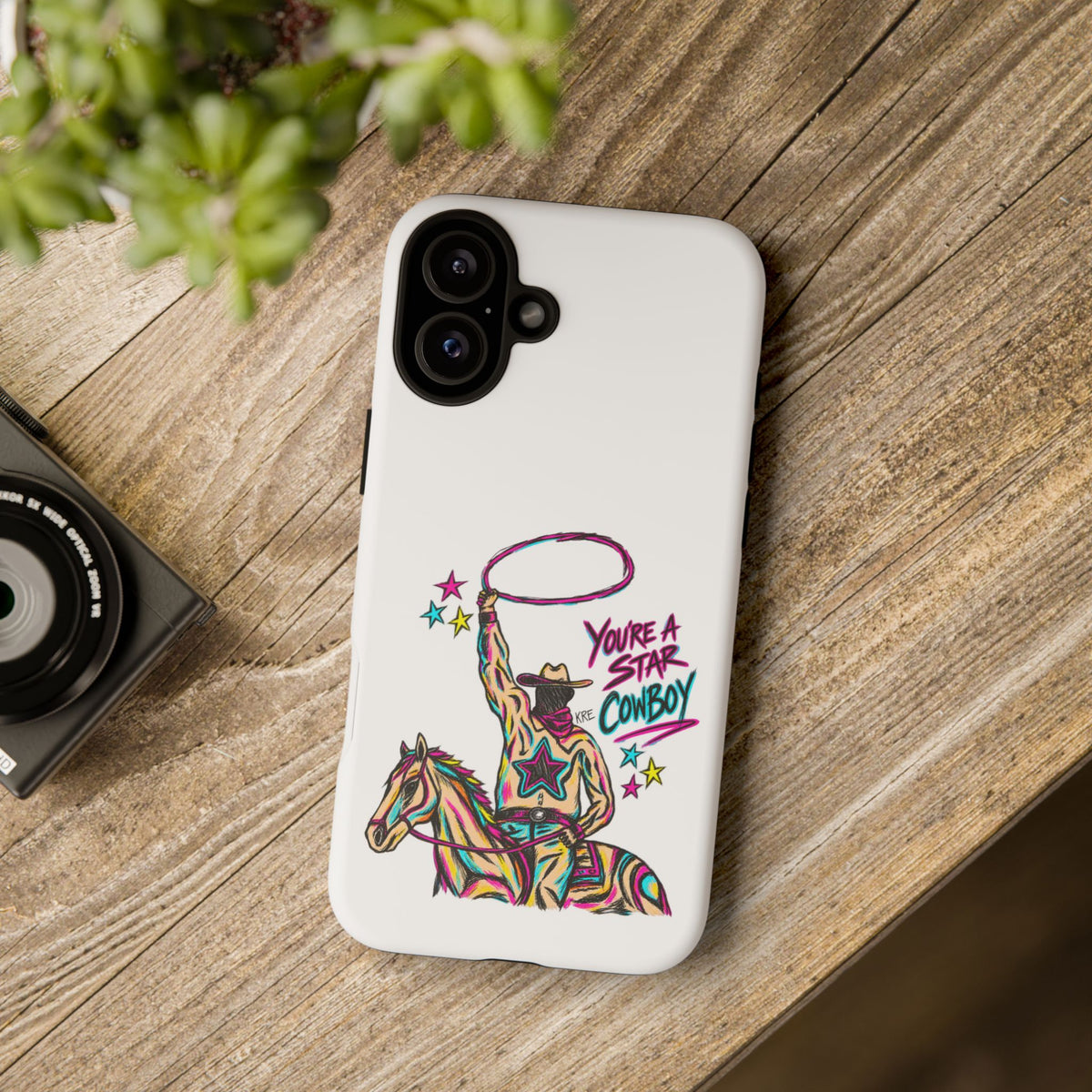 Star cowboy phone case
