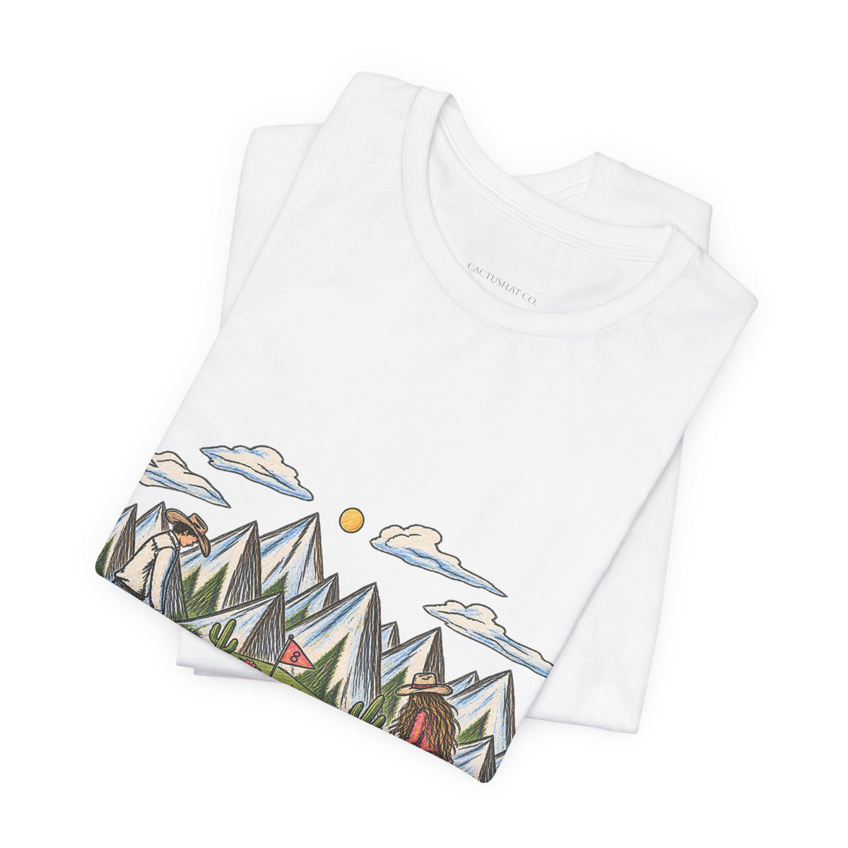 Unisex Jersey Short Sleeve Tee ain’t nothing cowboy about golfing
