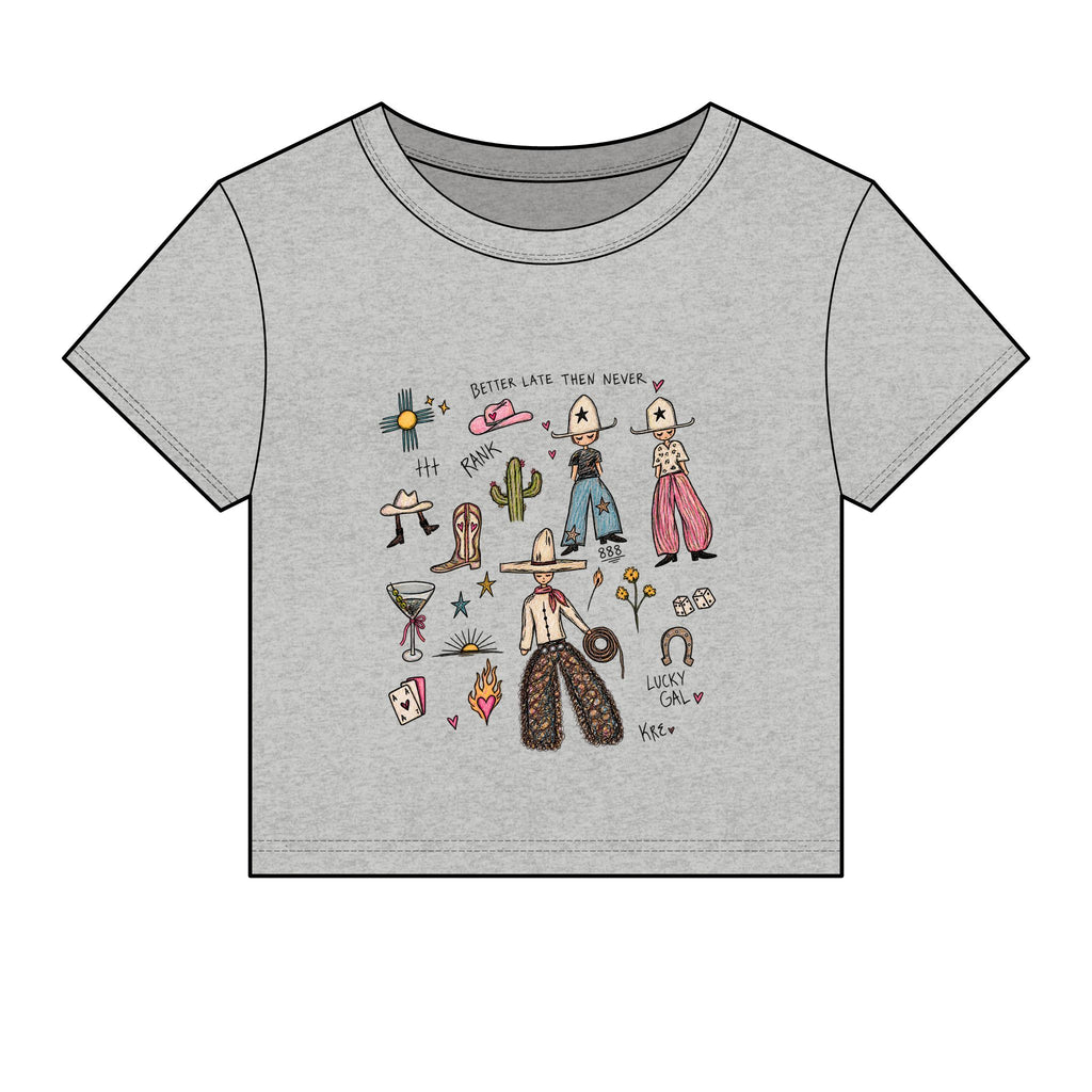 Lucky gal micro tee