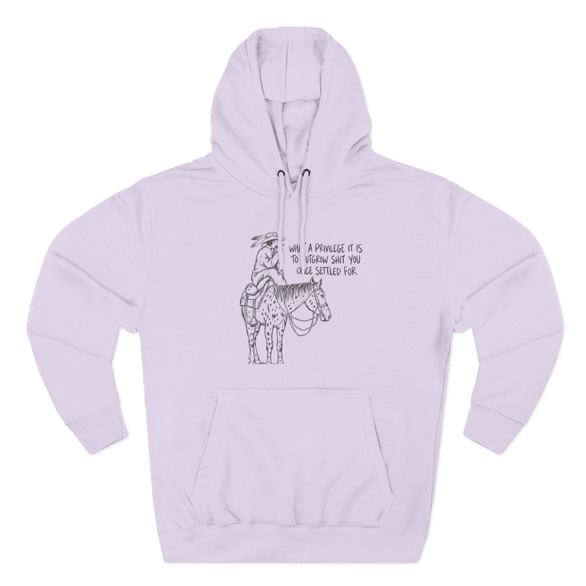 What a privilege fleece hoodie