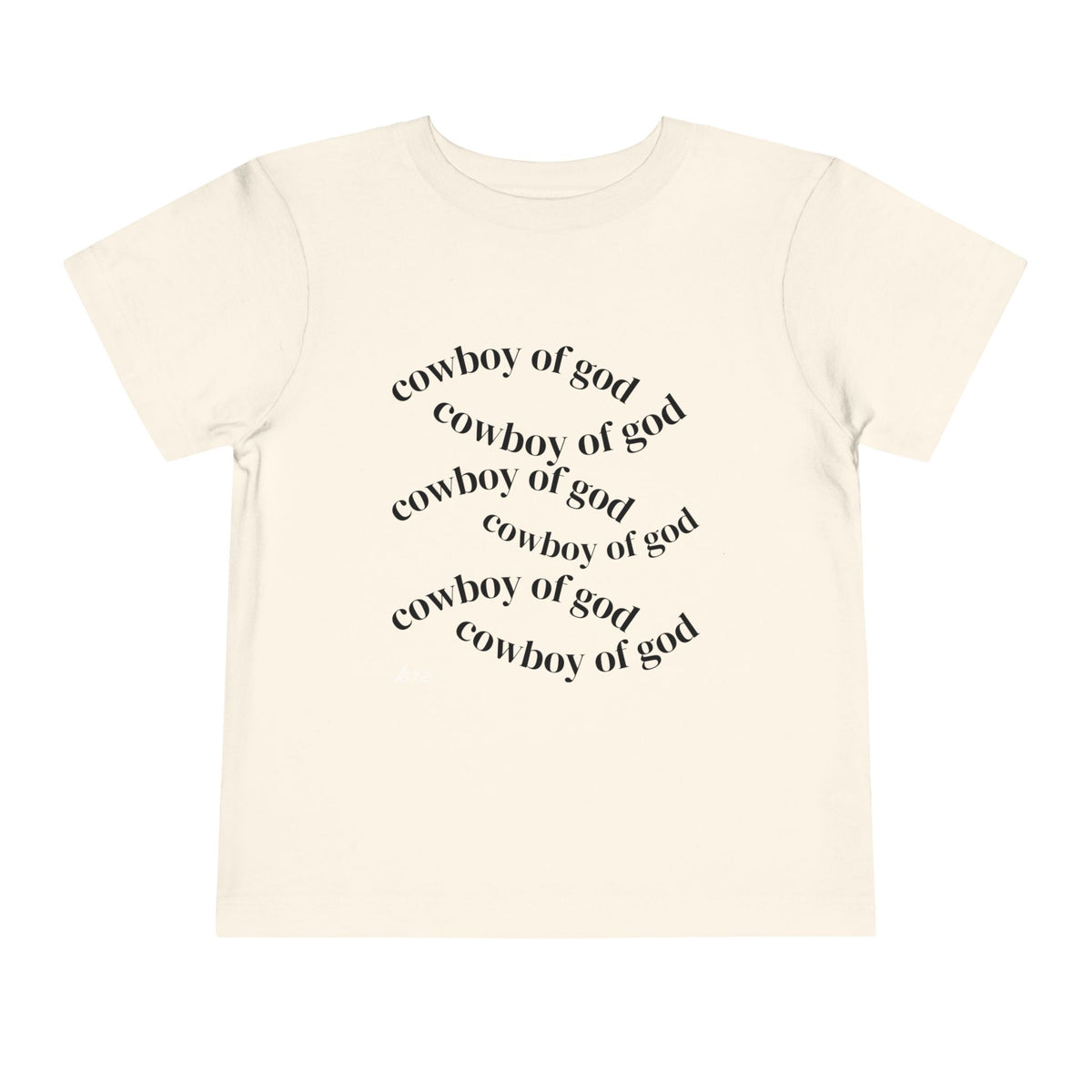 Cowboy of god Toddler Short Sleeve Tee