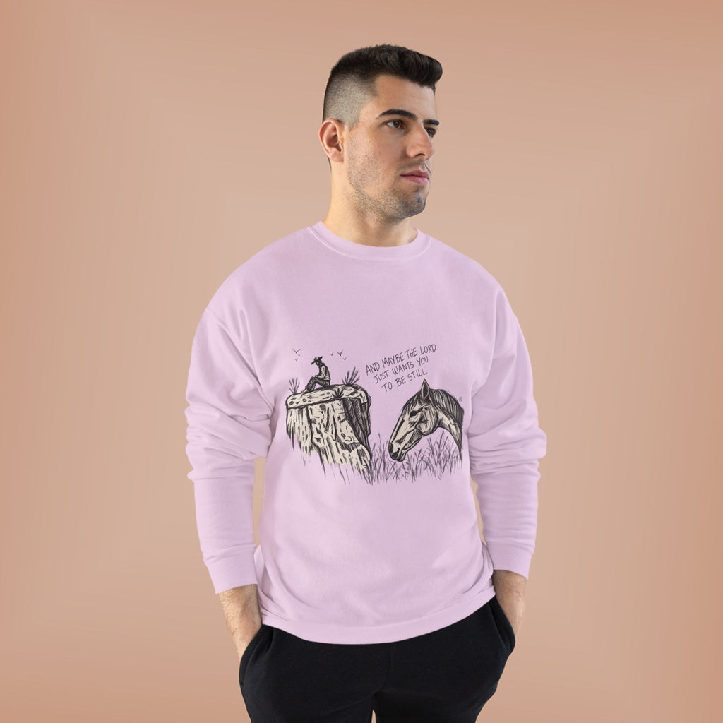 In the stillness crewneck