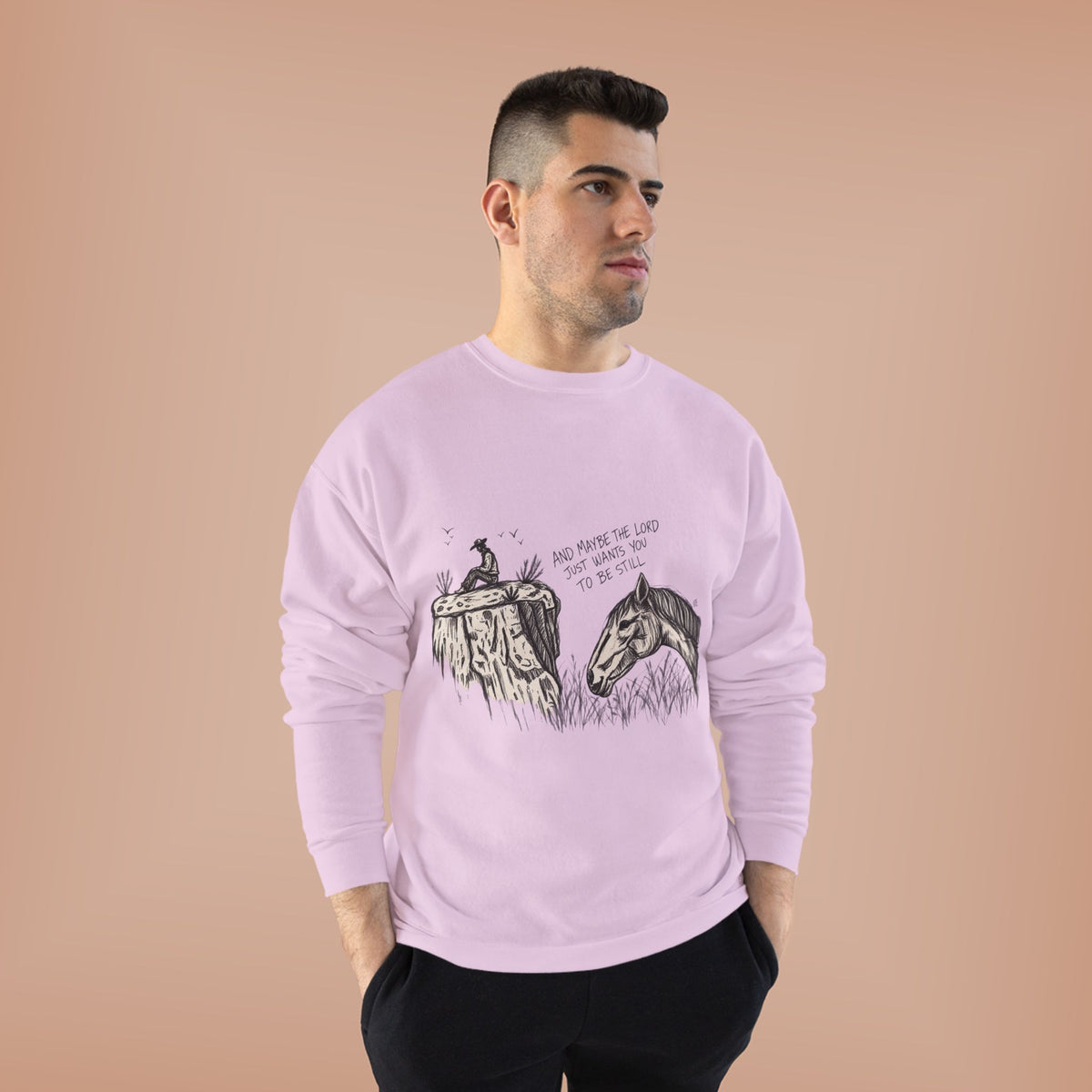 In the stillness crewneck