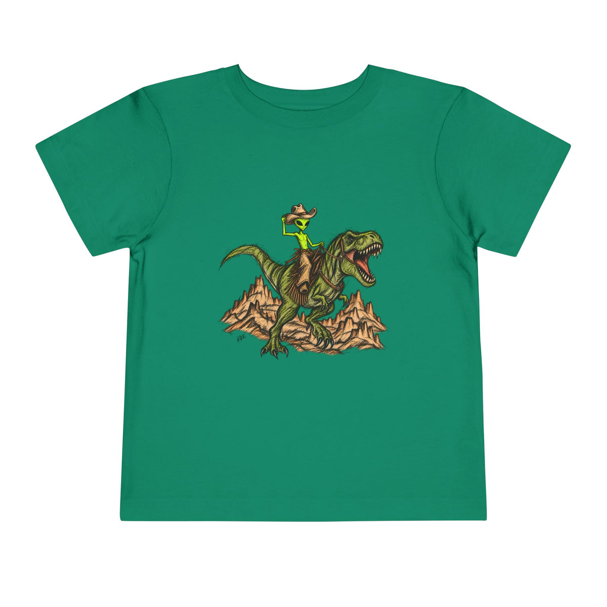 Alien outlaw toddler short sleeve