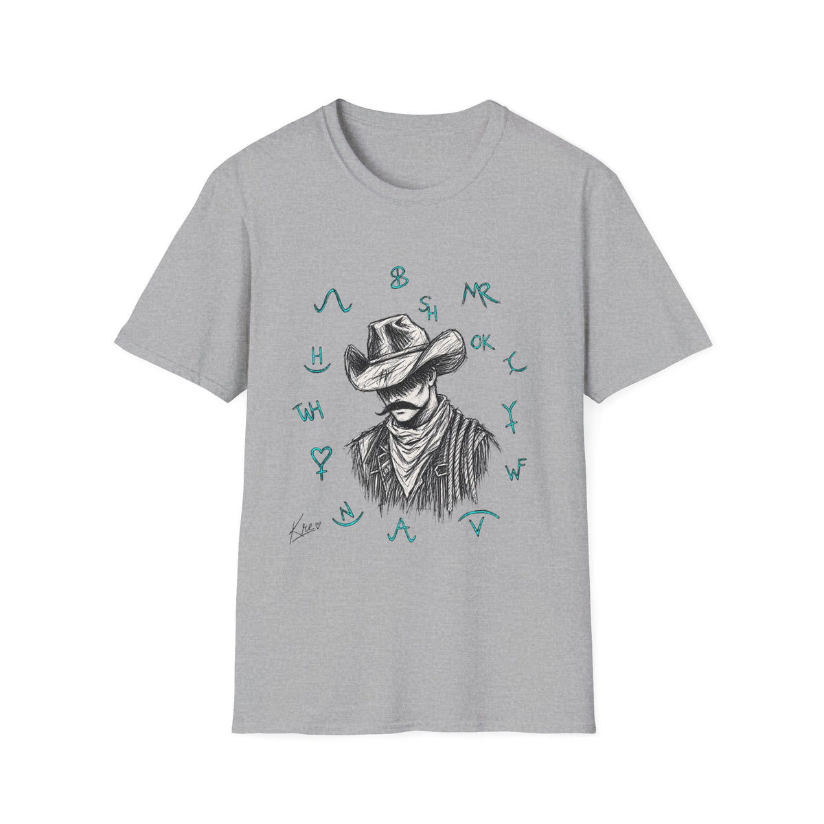 Branded cowboy T-shirt