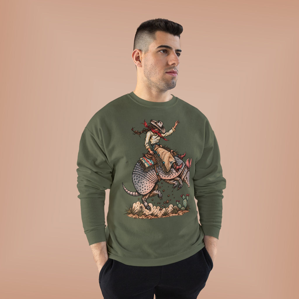 Buckin dillo crewneck