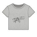 You are loved baby tee without color