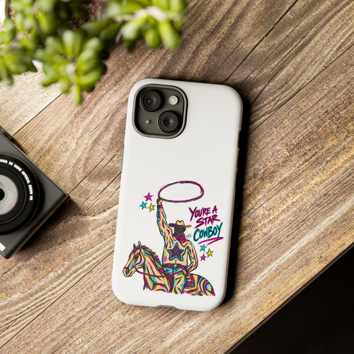 Star cowboy phone case