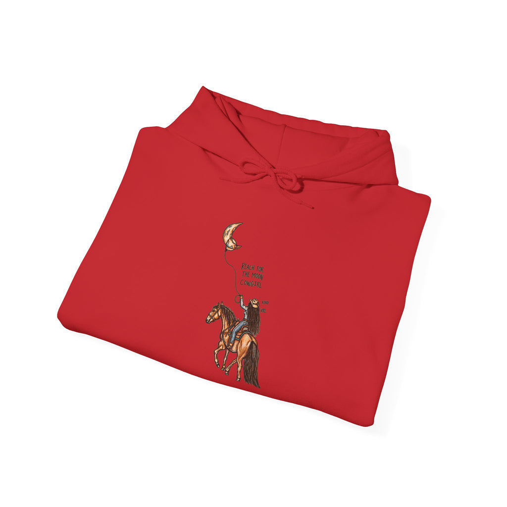 Reach for the moon cowgirl hoodie