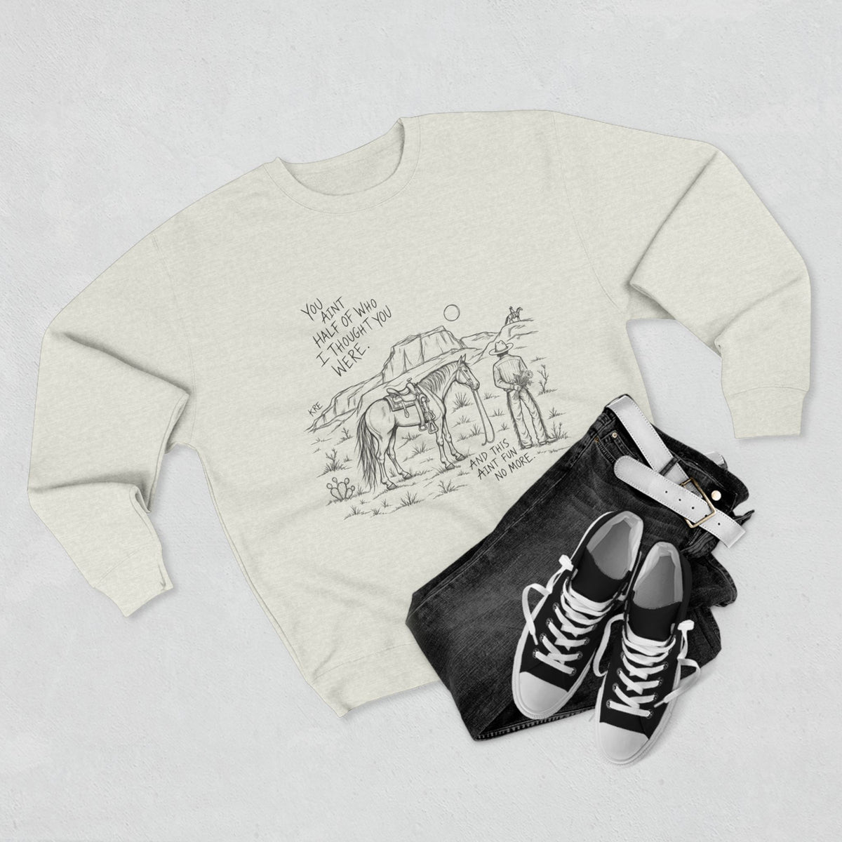 What I thought you were crewneck