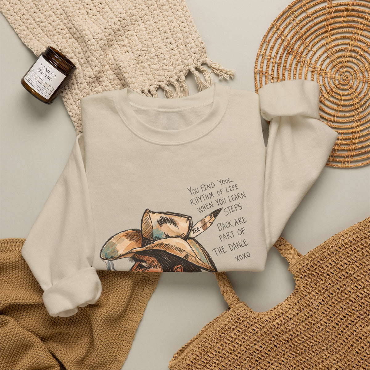 A cowboys word sweatshirt