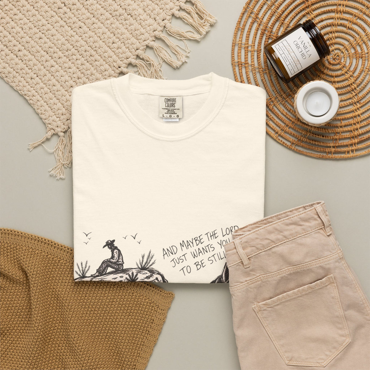 In the stillness T-shirt comfort colors
