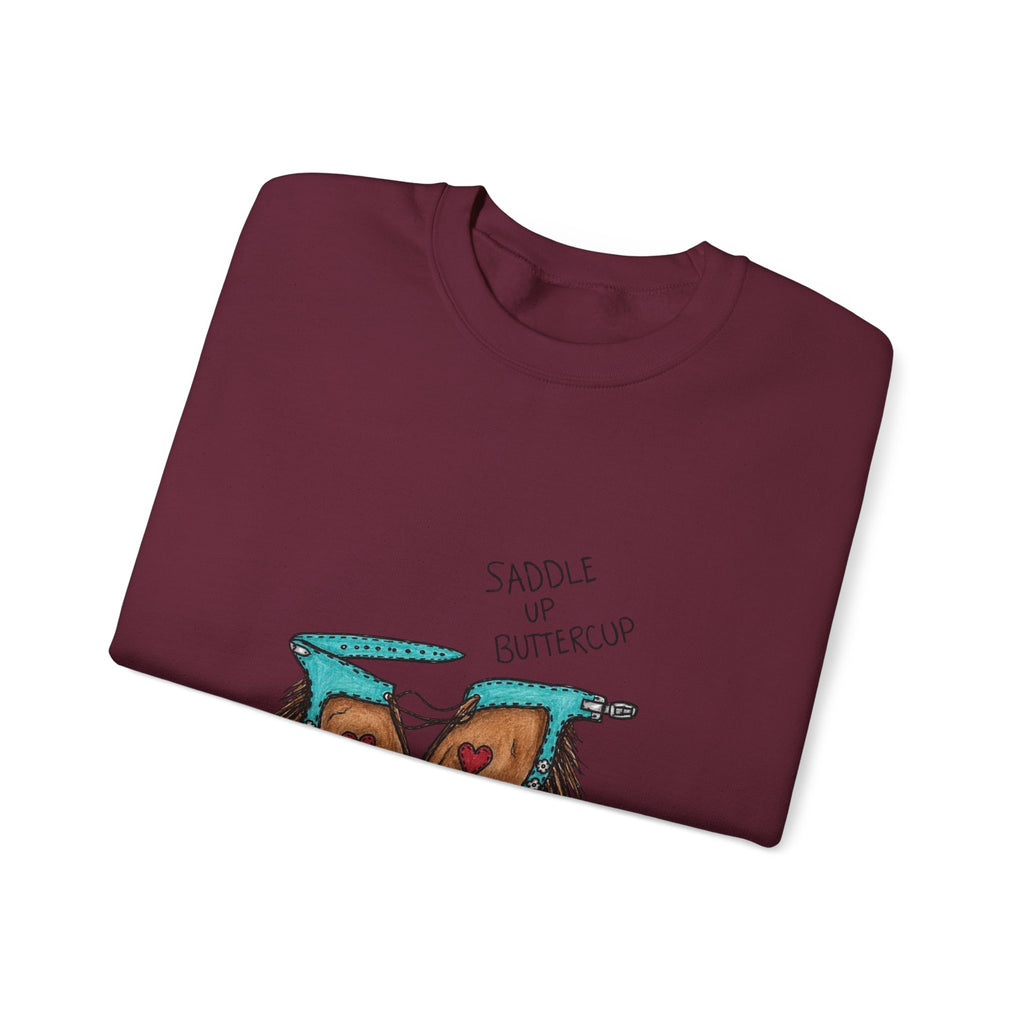 Saddle up buttercup crewneck