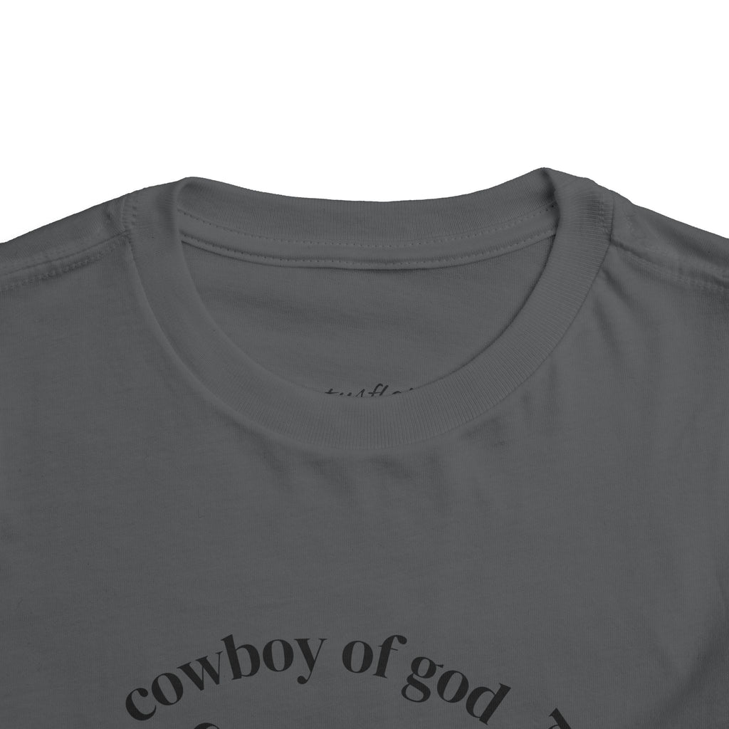 Cowboy of god Toddler Short Sleeve Tee