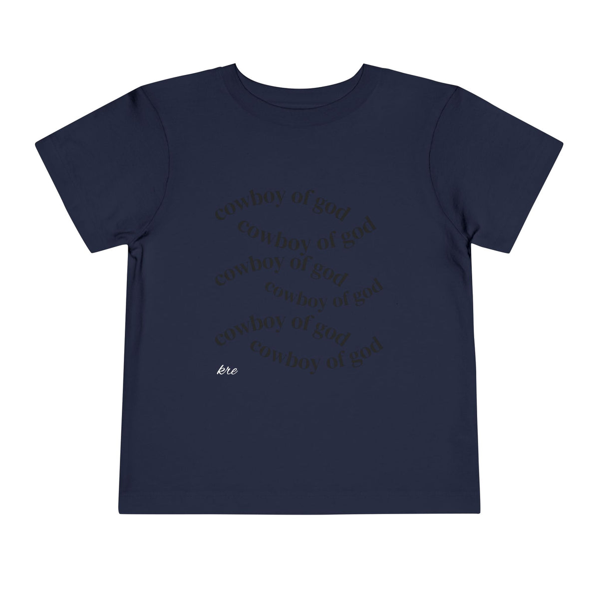 Cowboy of god Toddler Short Sleeve Tee