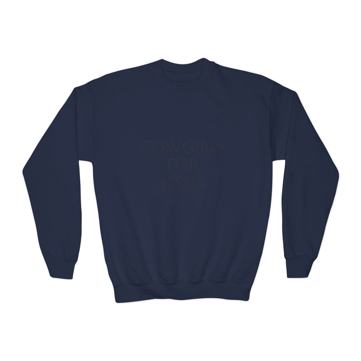 Cowgirls for Jesus Youth Crewneck Sweatshirt