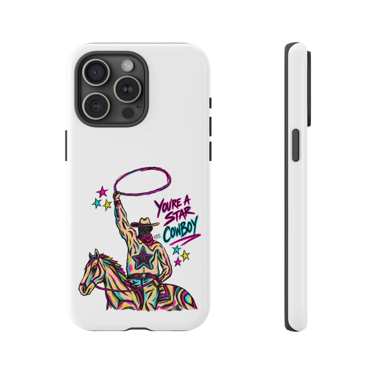 Star cowboy phone case