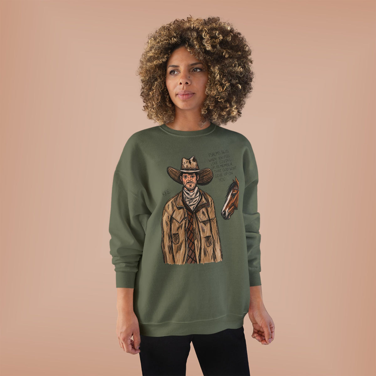 Psalms 86:15 crewneck