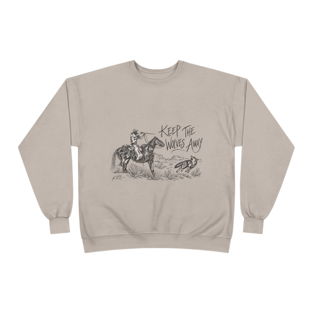 Keep the wolves away crewneck