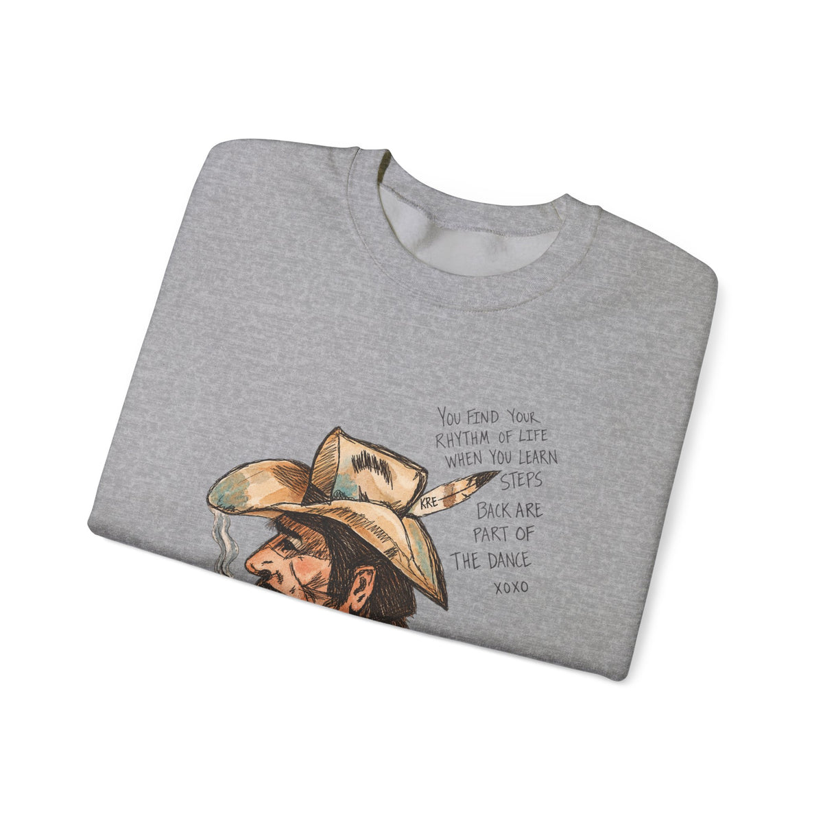 A cowboys word sweatshirt