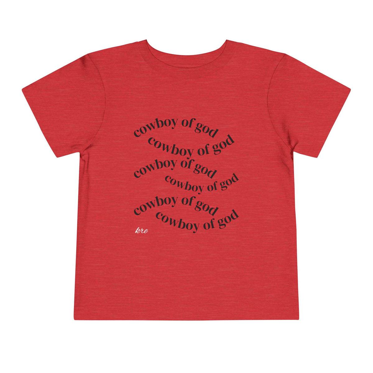 Cowboy of god Toddler Short Sleeve Tee