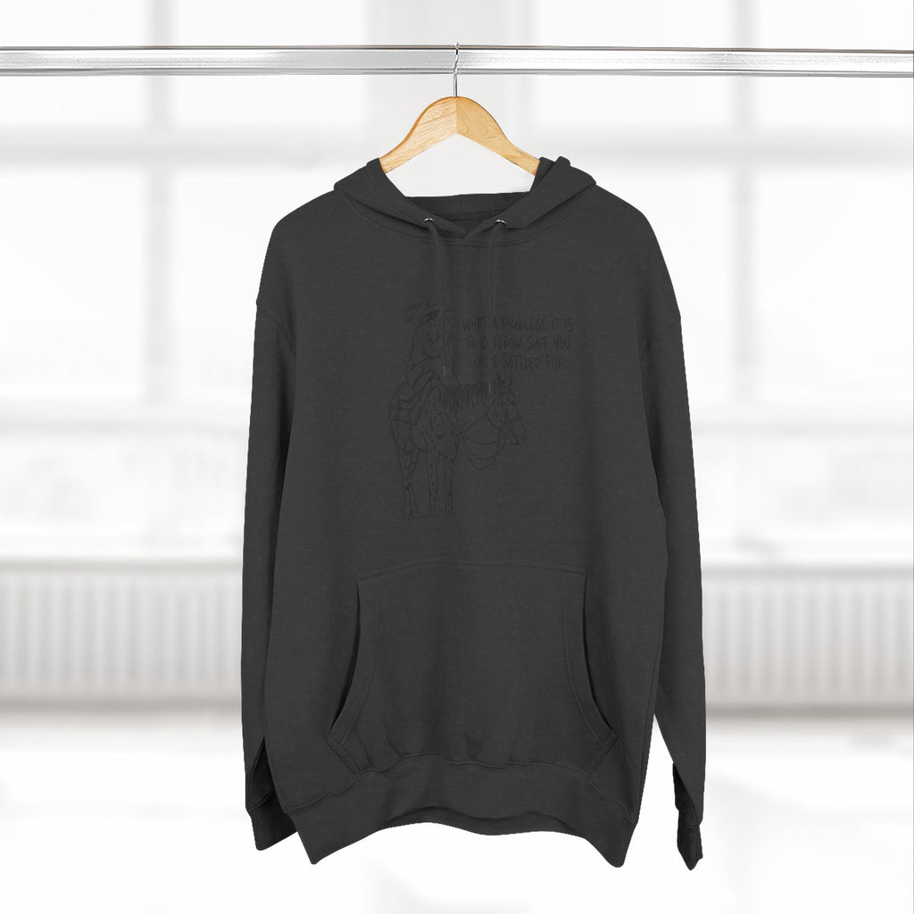 What a privilege fleece hoodie