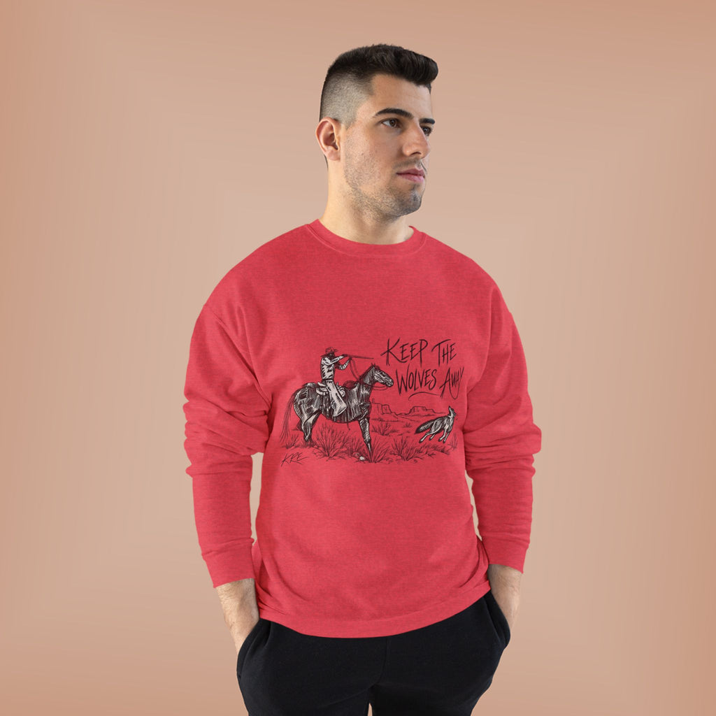 Keep the wolves away crewneck