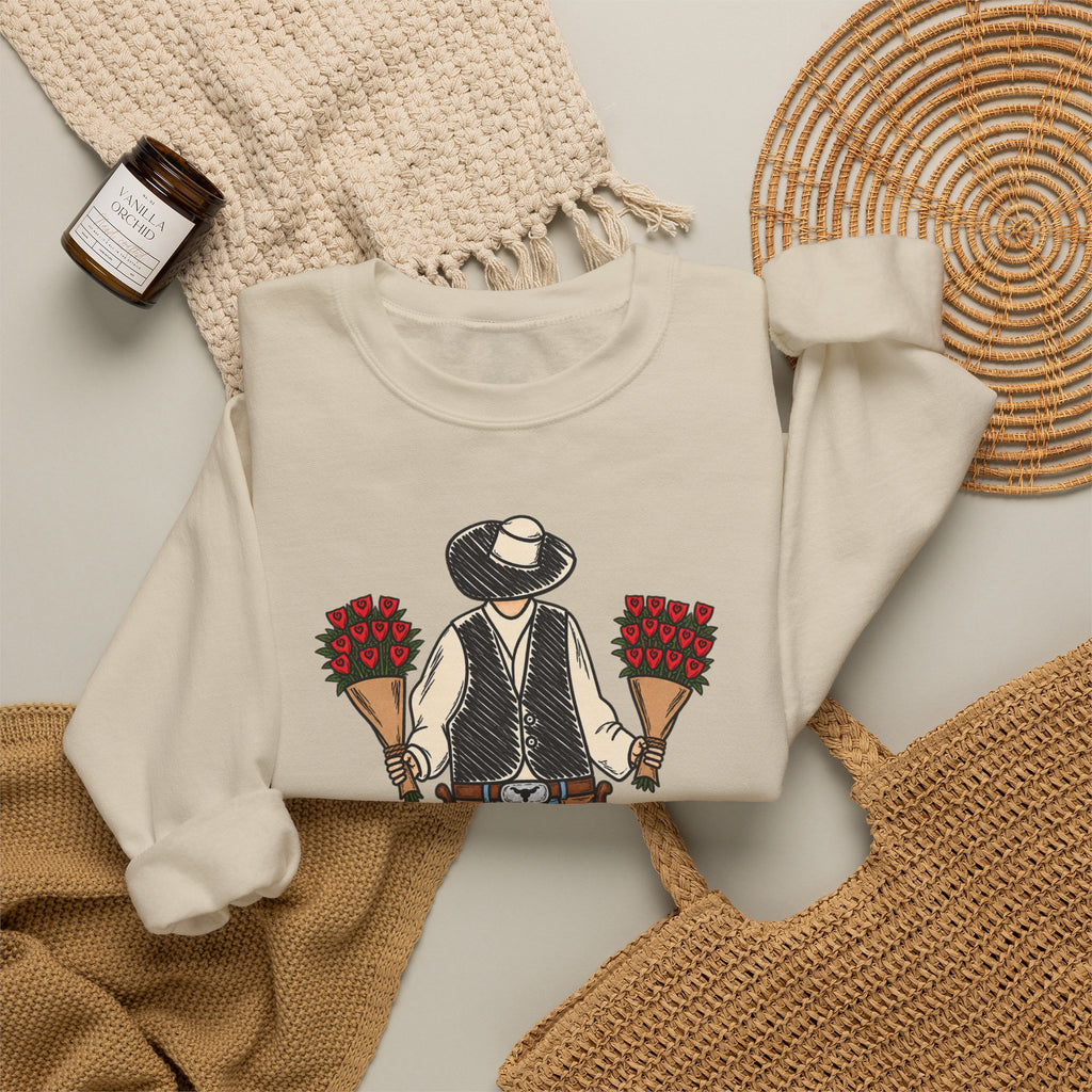 a cowboys love Crewneck Sweatshirt