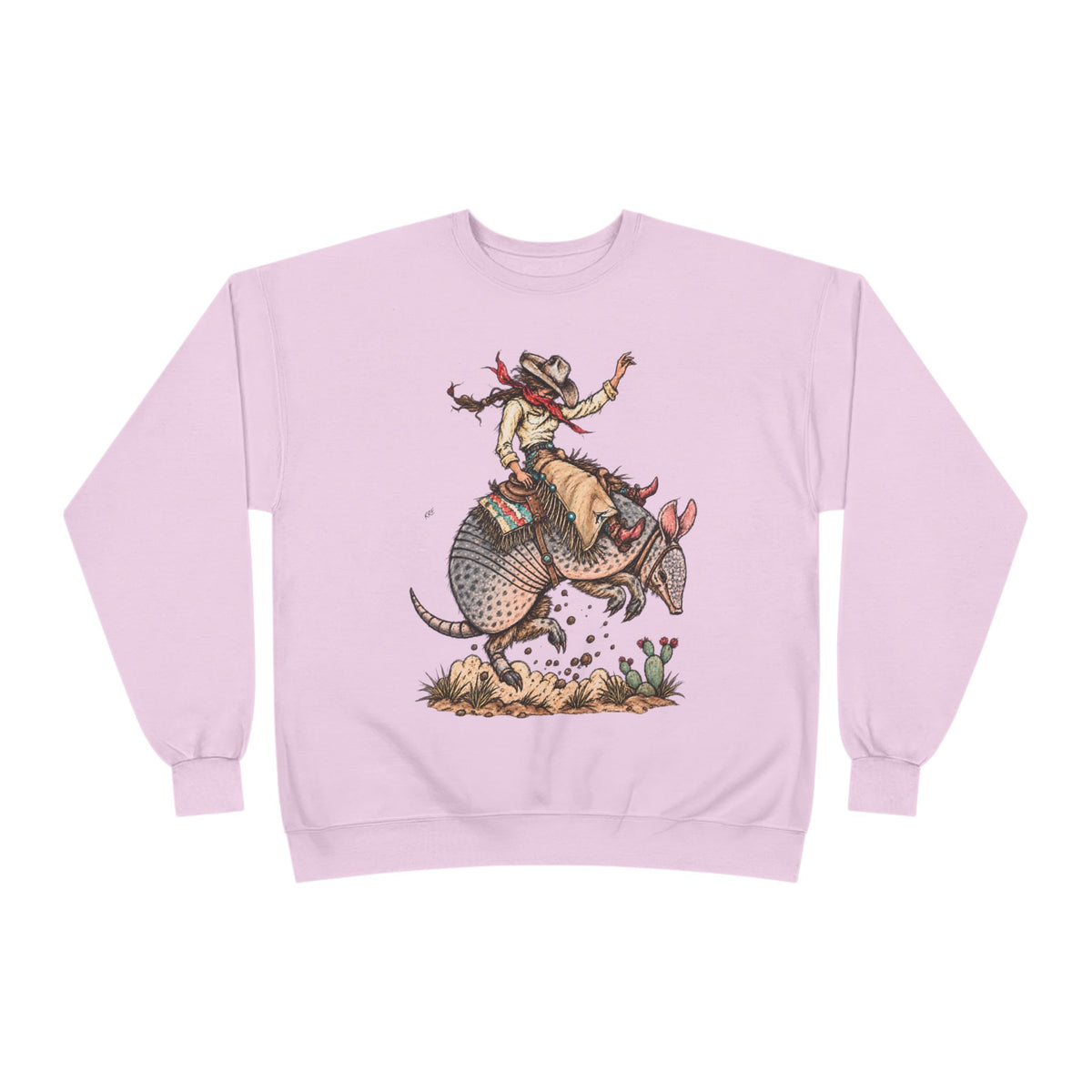 Buckin dillo crewneck