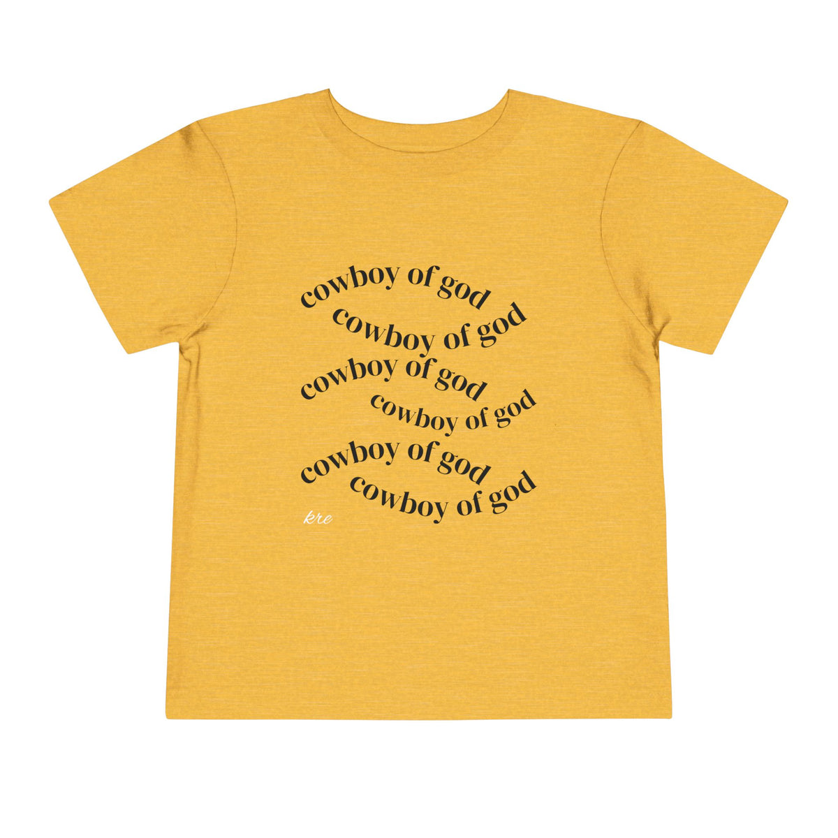 Cowboy of god Toddler Short Sleeve Tee