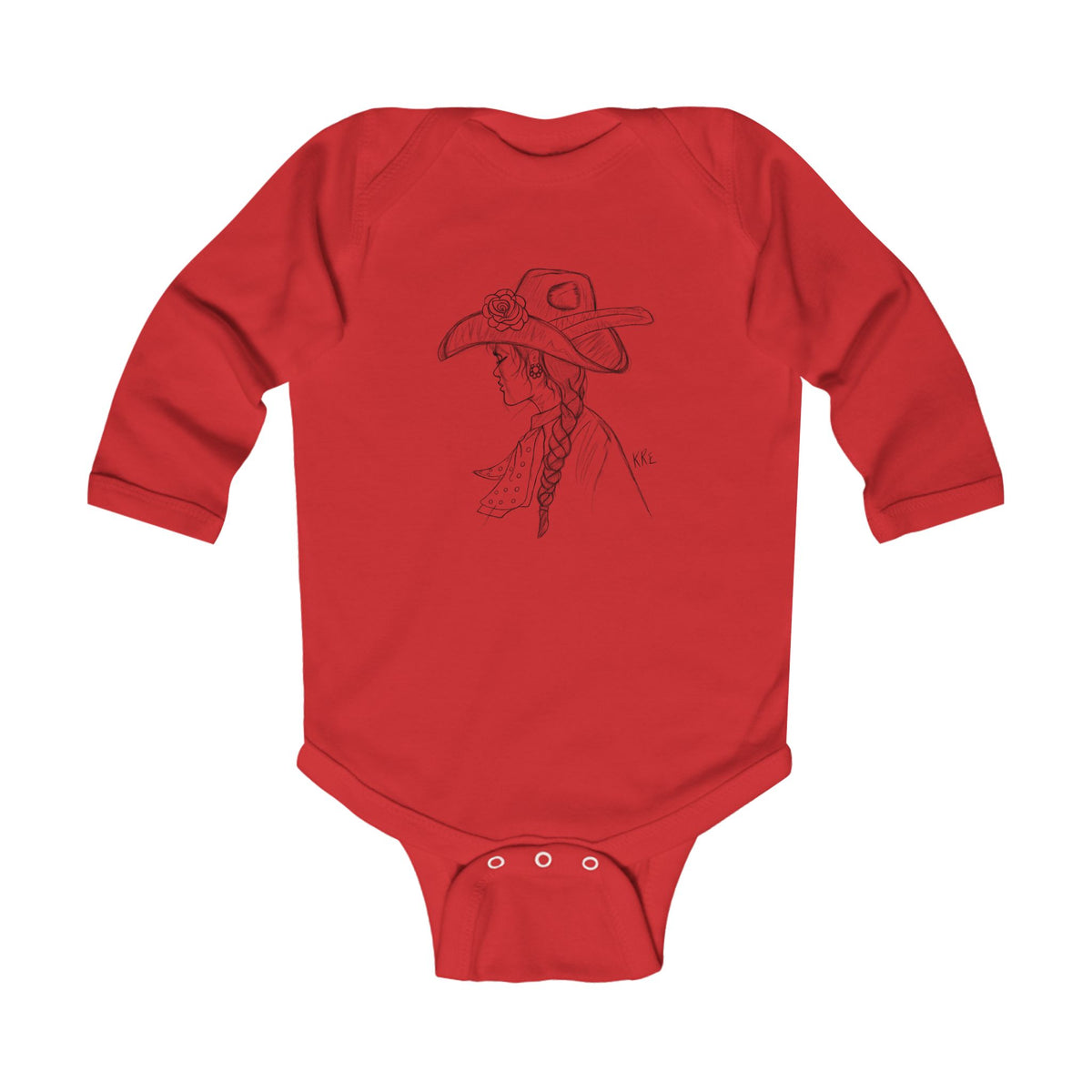Prairie rose infant onesie