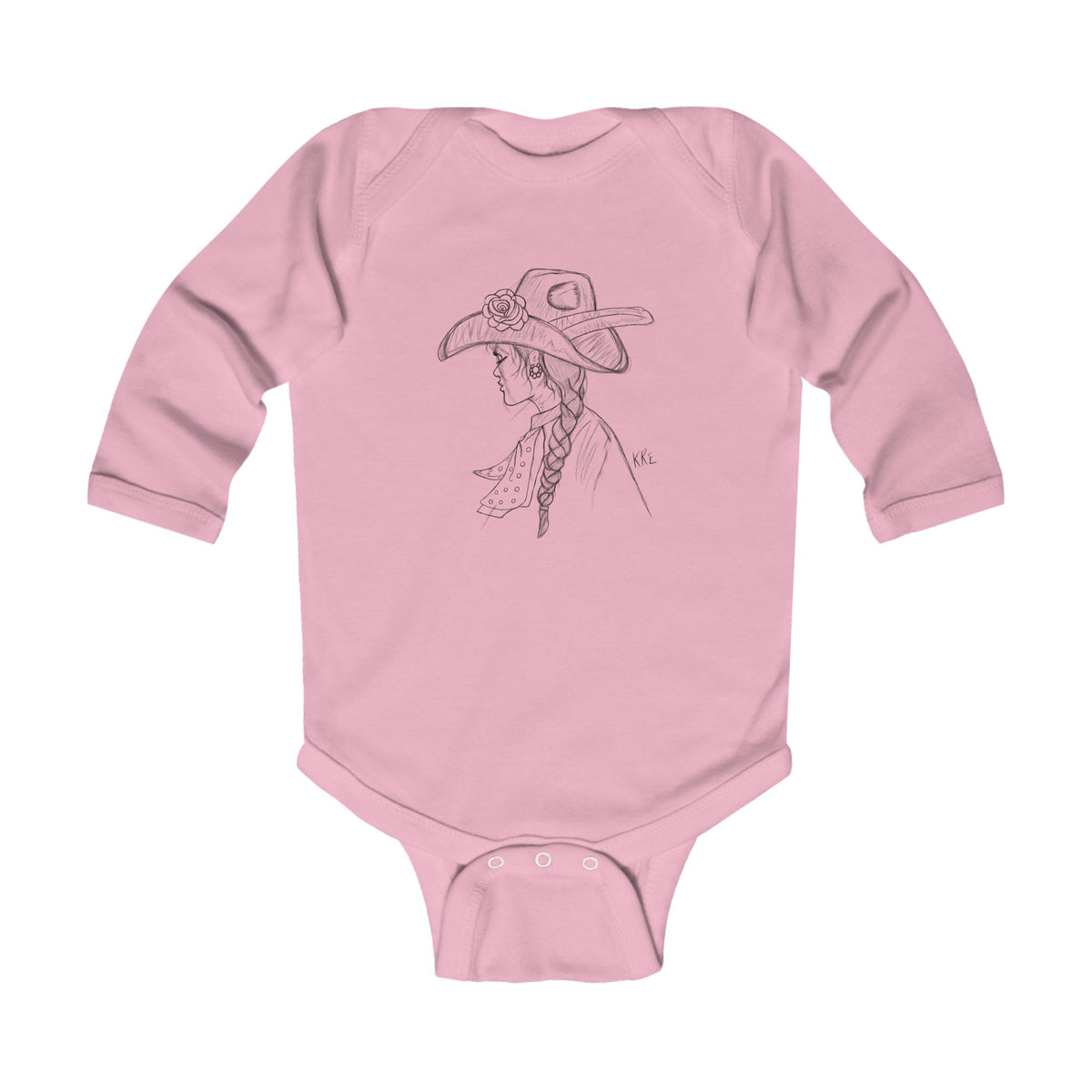 Prairie rose infant onesie