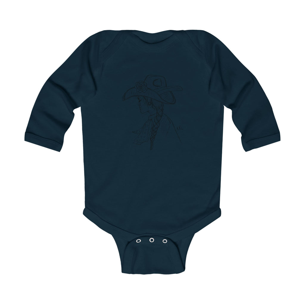 Prairie rose infant onesie
