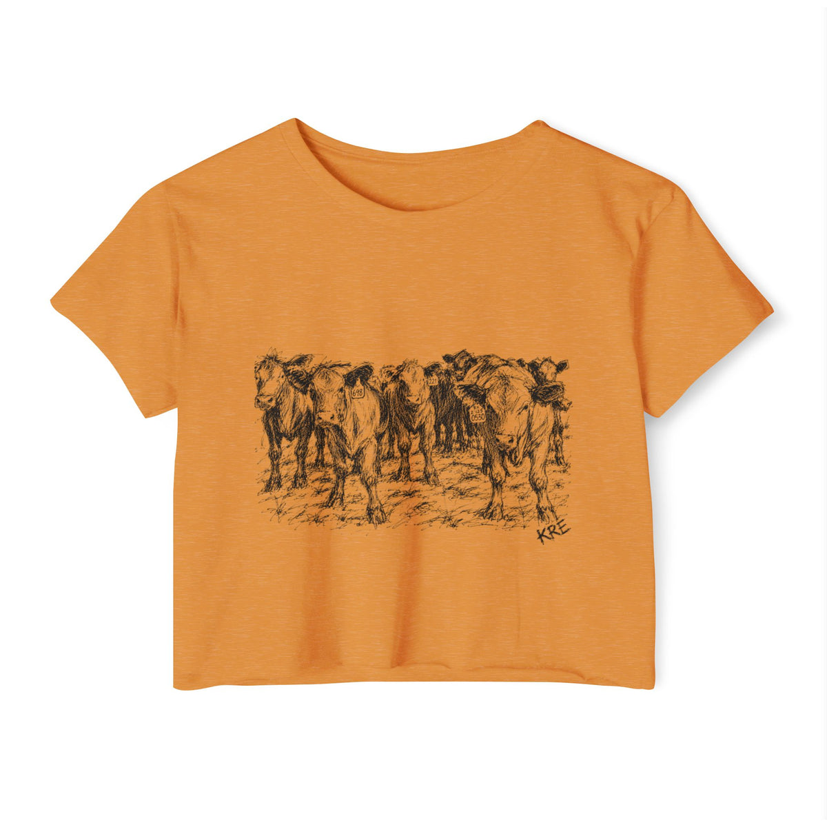 Among the herd crop top