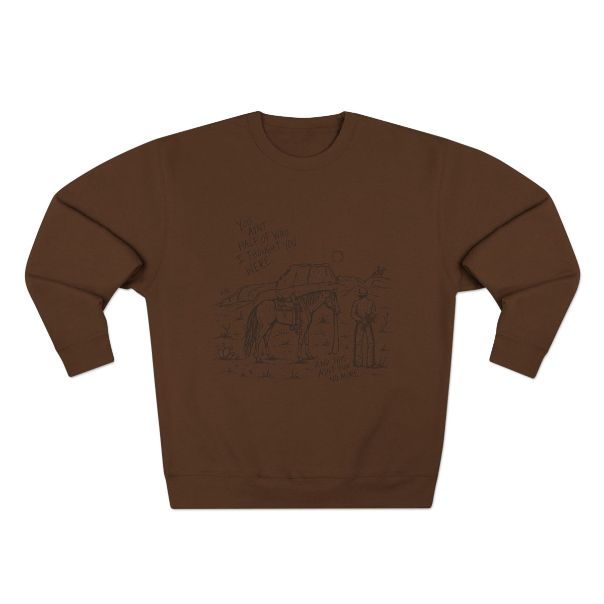 What I thought you were crewneck