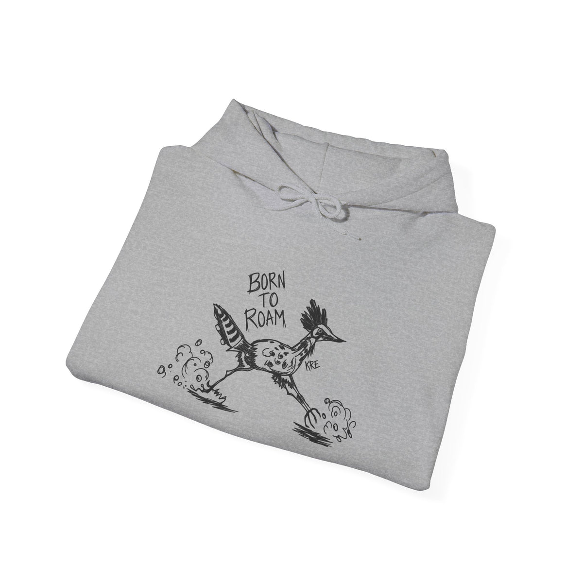 Born to roam road runner hoodie with no color