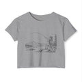 fishing in the dark crop top