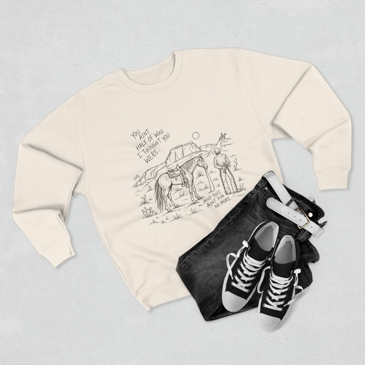What I thought you were crewneck