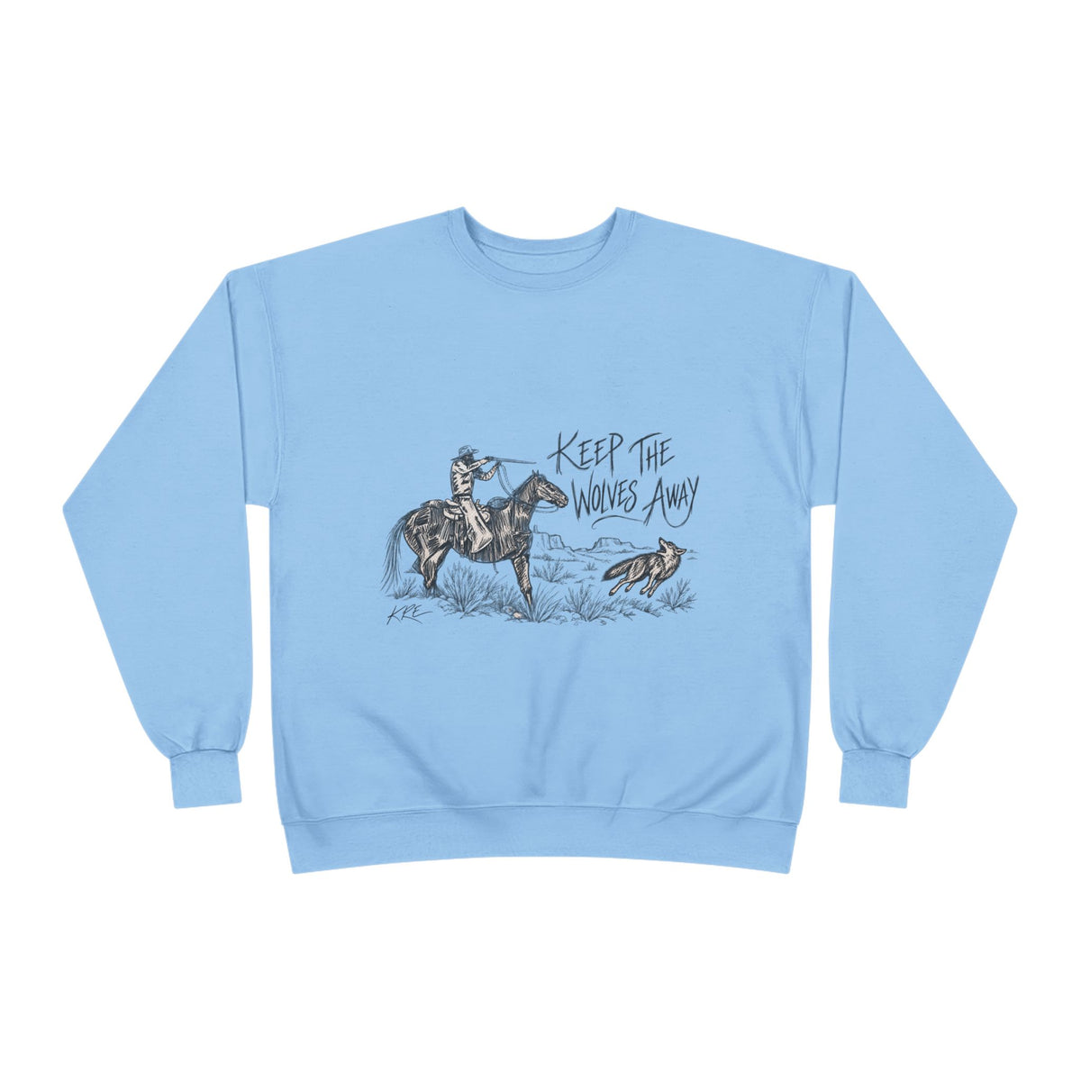 Keep the wolves away crewneck