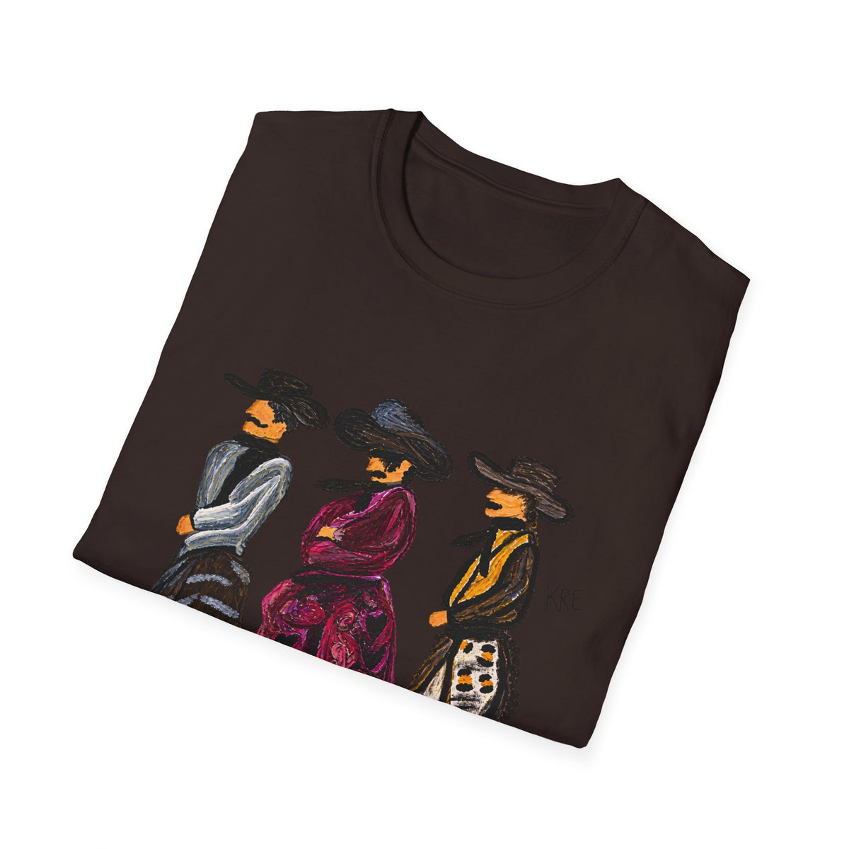 Cowboy in style tshirt