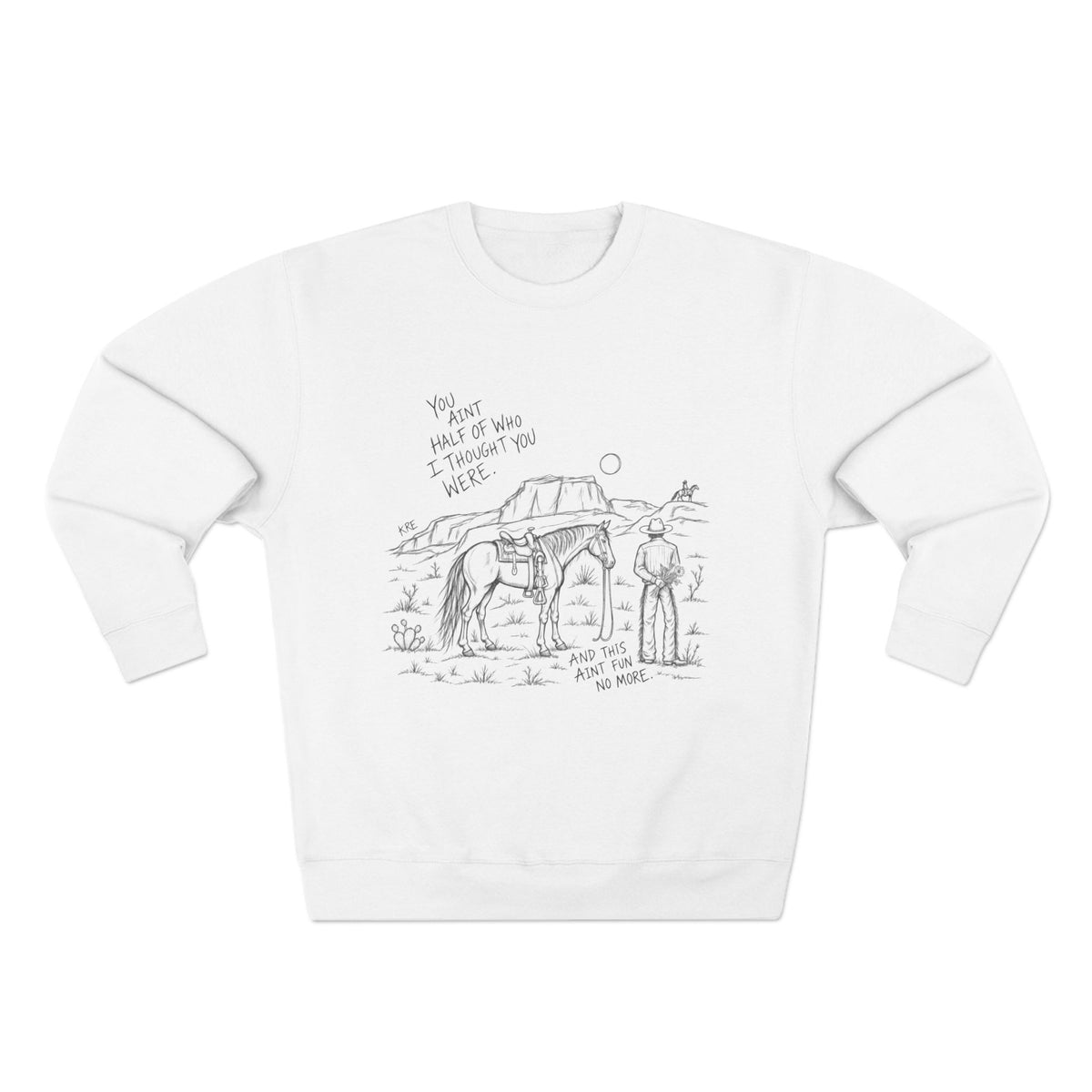 What I thought you were crewneck
