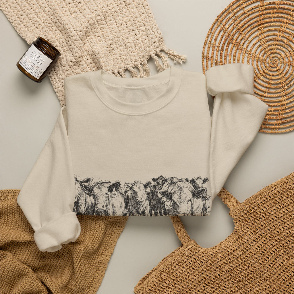 Among the herd Crewneck Sweatshirt