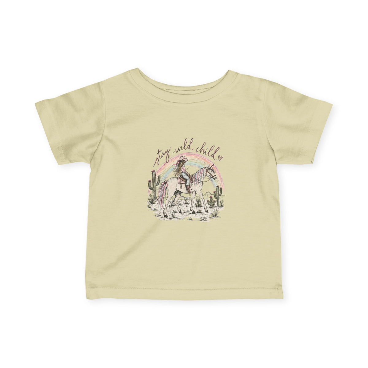 stay wild child infant tee
