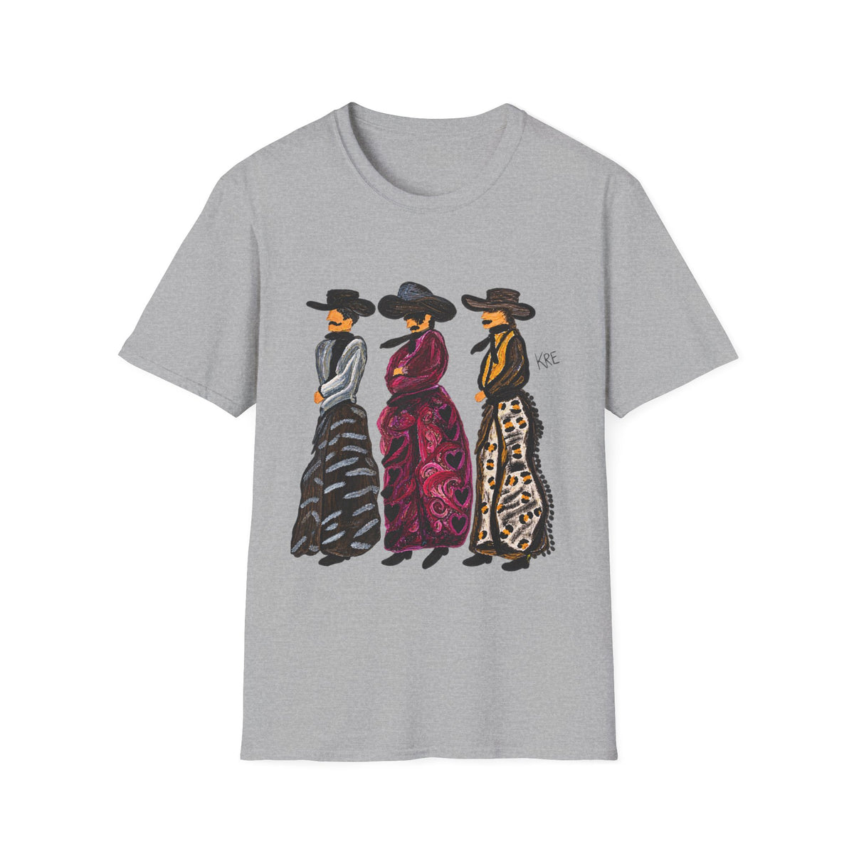 Cowboy in style tshirt