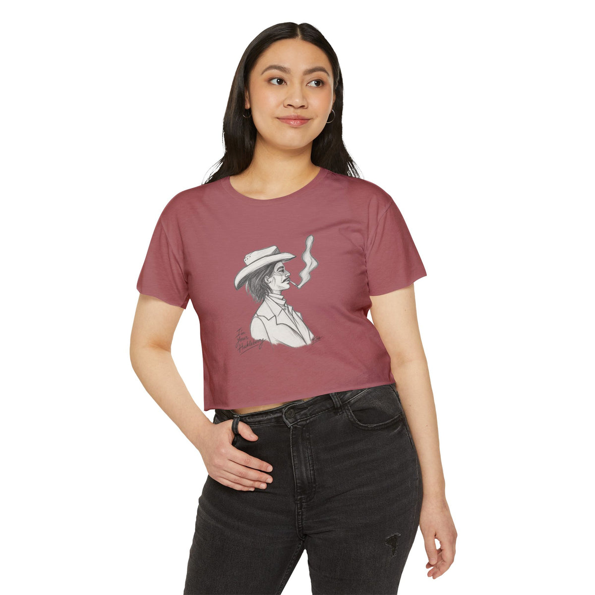 I’m your huckleberry Crop Top