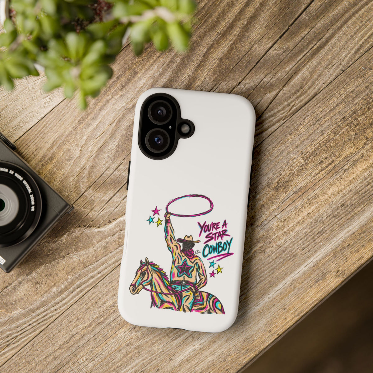 Star cowboy phone case