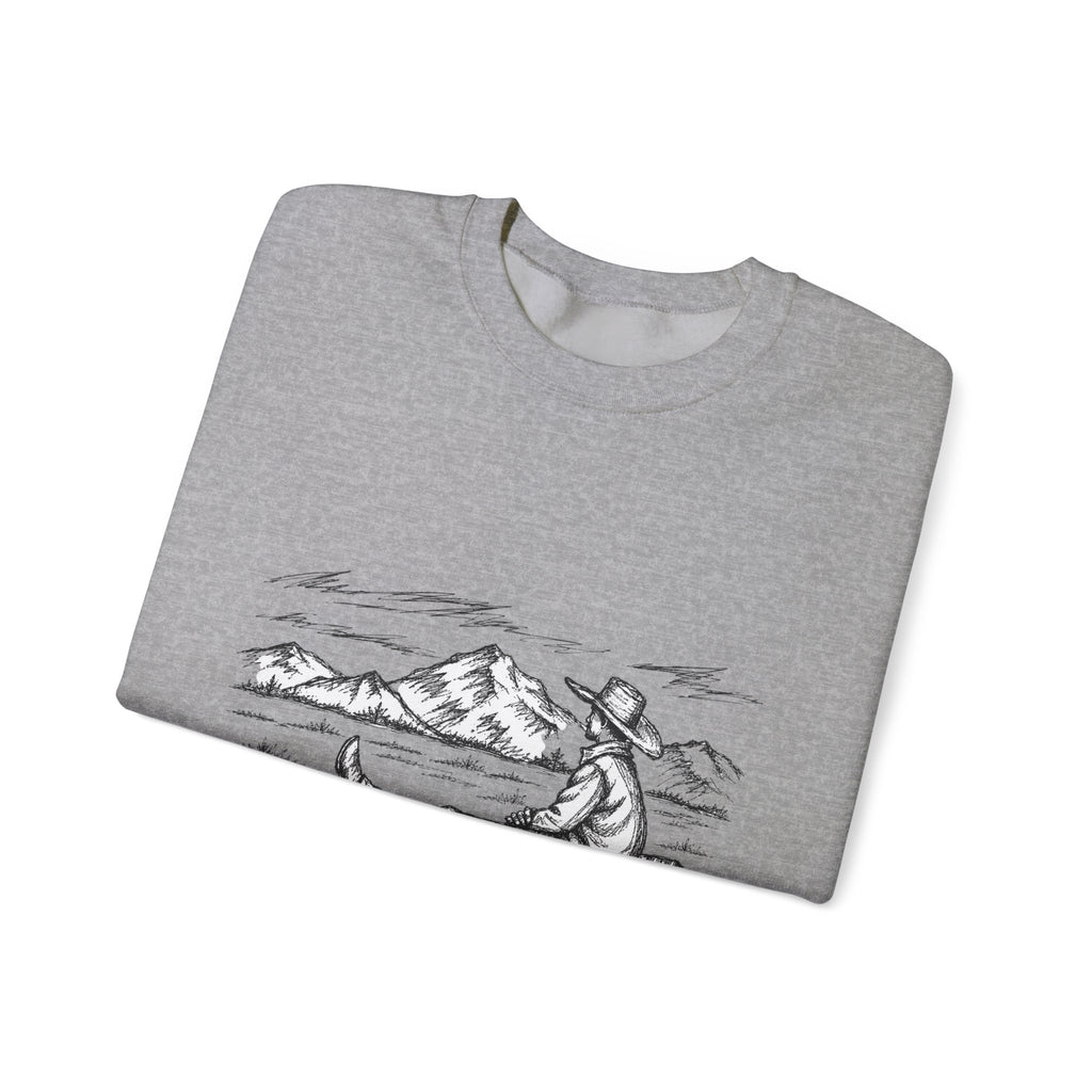 Western solitude crewneck